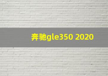 奔驰gle350 2020